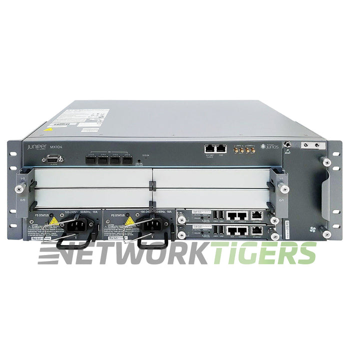 NEW Juniper MX104-80G-AC-BNDL MX104 Series 4x 10GB SFP+ Open MIC Slots Router