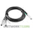 NEW Juniper QFX-QSFP-DACBO-3M 3m 40GB QSFP+ to 4x 10GB SFP+ DA Breakout Cable