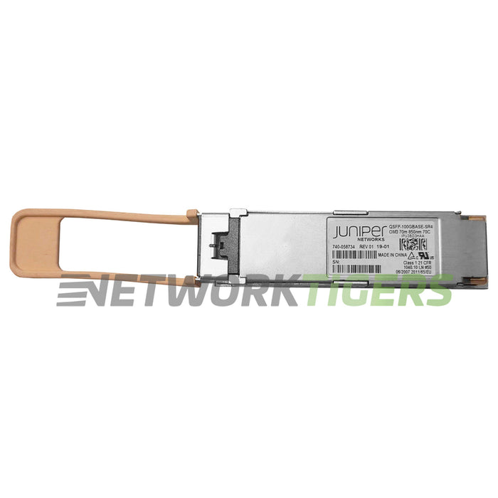NEW Juniper QSFP-100GBASE-SR4 100GB BASE-SR4 850nm MMF QSFP28 Transceiver