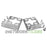 NEW NetworkTigers 5069-6535 Mounting Rack Ears for HP J9089A, J9279A, J9087A