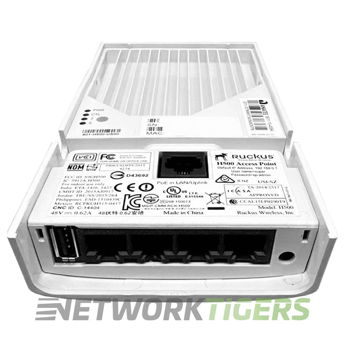 NEW Ruckus 901-H500-US00 Wall-Mountable Dual Radio 2x2 802.11a WAP