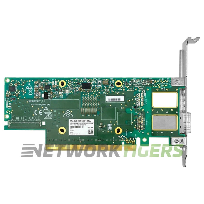 NEW nVidia Mellanox MCX653105A-ECAT ConnectX6 1x QSFP56 PCIe3.0/4.0 x16 NIC
