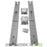 NEW nVidia Mellanox MTEF-KIT-J Fixed Mounting Kit for 19 Inch Rack