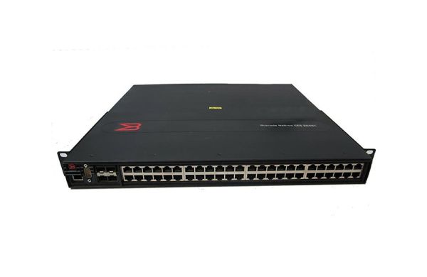 NI-CES-2048C-DC - Brocade NetIron CES 2000 Series 48-Ports 10/100/1000BASE-T Layer 3 Ethernet Rack-mountable Managed Network Switch with 4-Ports SFP
