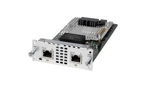NIM-2MFT-T1/E1 Cisco 2 port Multi-flex Trunk Voice/Clear-channel Data T1/E1 Module ISR4000