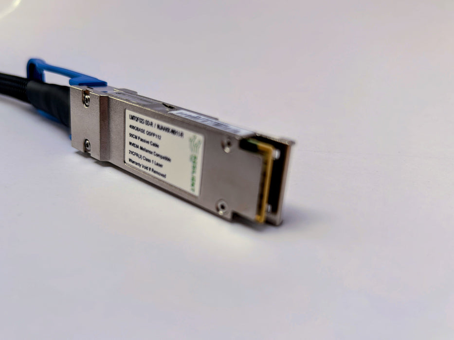 NJAAKK-N911 QSFP112 400G-Rated Passive DAC Cable, 0.5m – Stacking Cable for NVIDIA DGX Spark, ASUS Ascent GX10, Dell Pro Max GB10 (NJAAKK-0006 Equivalent)