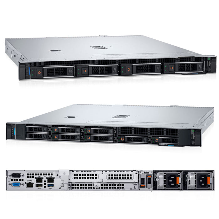 NK5RN — 8x 2.5" SAS/SATA Rack Chassis | Refurbished Dell PowerEdge R360