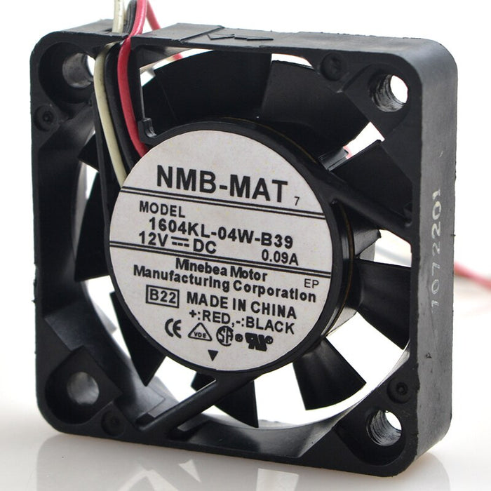 NMB 1604KL-04W-B39 40x40x10mm 12V DC 0.09A Axial Cooling Fan