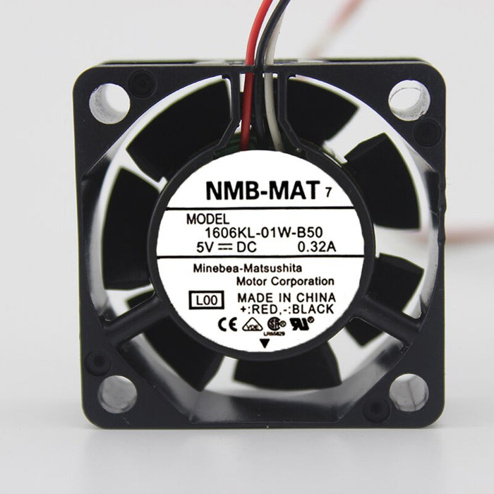 NMB 1606KL-01W-B50 40x40x15mm 5V DC Industrial Cooling Fan