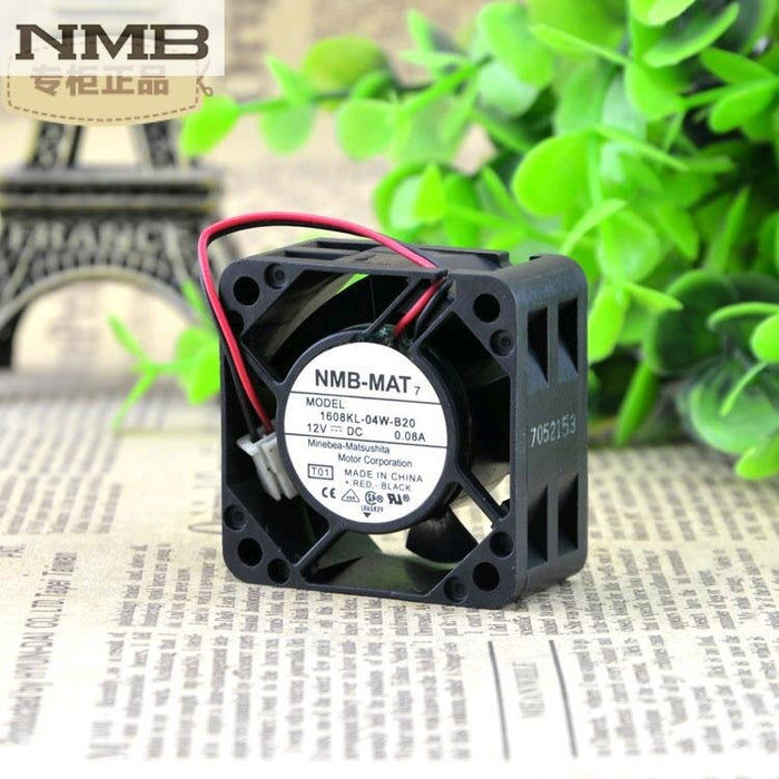 NMB 1608KL-04W-B20 12V DC 0.08A Axial Cooling Fan