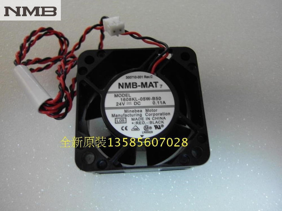 NMB 1608KL-05W-B50 40x40x20mm 24V DC 0.11A Axial Cooling Fan