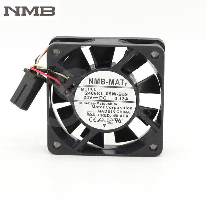 NMB 2406KL-05W-B59-LQ1 24V DC 0.13A Axial Cooling Fan