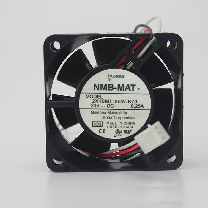 NMB 2410ML-05W-B79 60x60x25mm 24V DC Industrial Cooling Fan