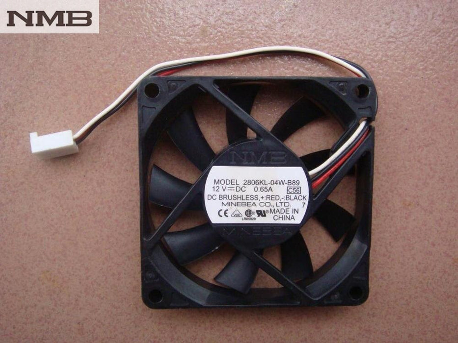 NMB 2806KL-04W-B89 70x70x15mm 12V DC 0.65A Axial Cooling Fan