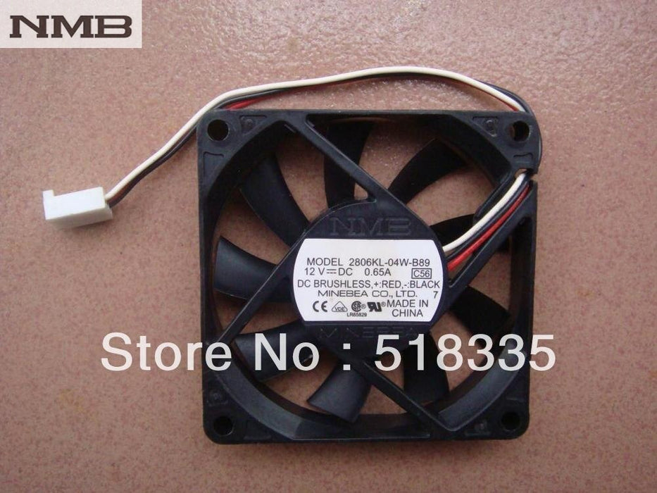 NMB 2806KL 70x70x15mm 12V DC 0.65A Axial Cooling Fan