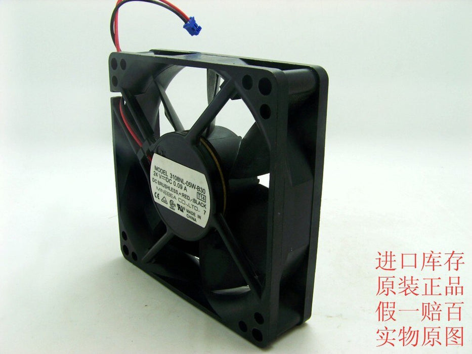 NMB 3108NL-05W-B30 80x80x20mm 24V DC 0.09A Axial Cooling Fan