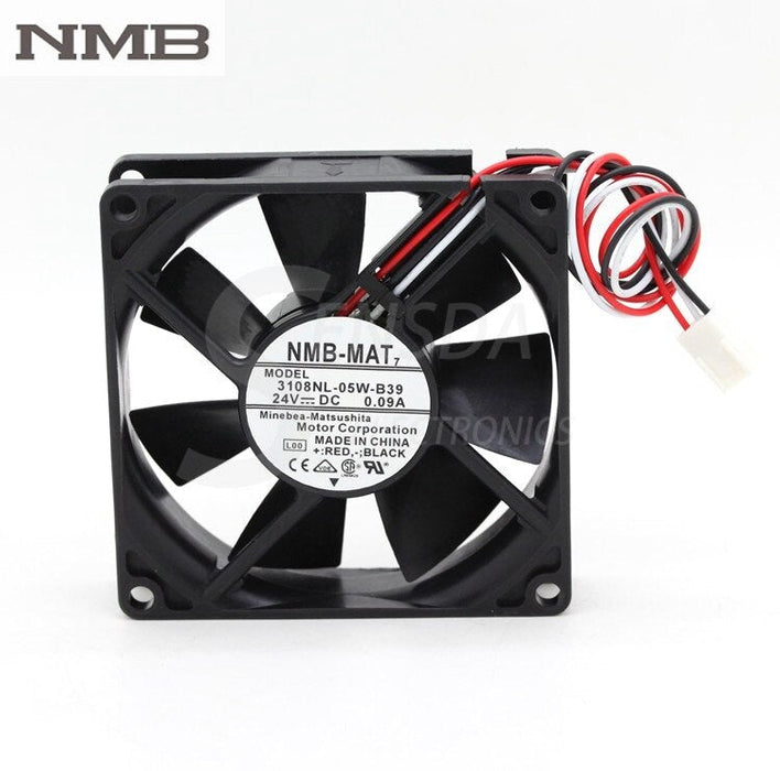 NMB 3108NL-05W-B39 80x80x20mm 24V DC 0.09A Axial Cooling Fan