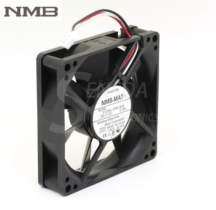 NMB 3108NL-05W-B49 80x80x20mm 24V DC 0.14A Axial Cooling Fan
