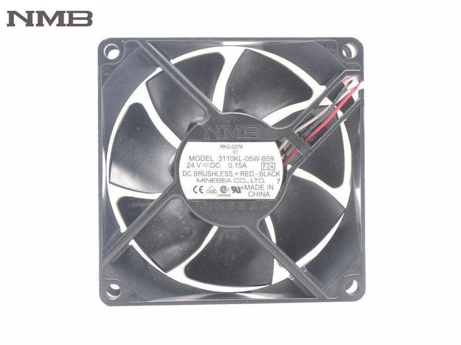 NMB 3110KL-05W-B59 31x31x10mm 24V DC 0.15A Axial Cooling Fan