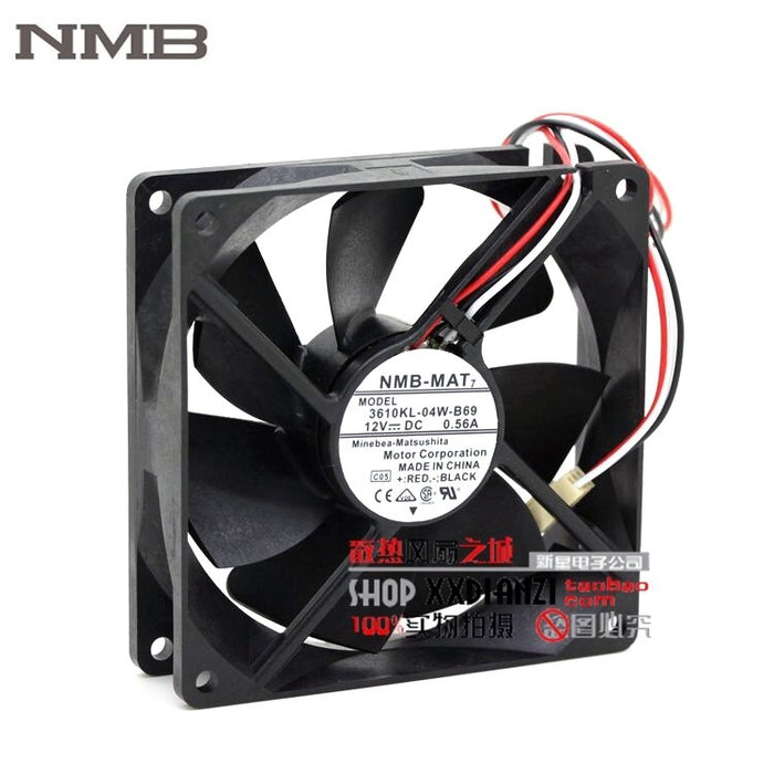 NMB 3610KL-04W-B69 90x90x25mm 0.56A Axial Cooling Fan