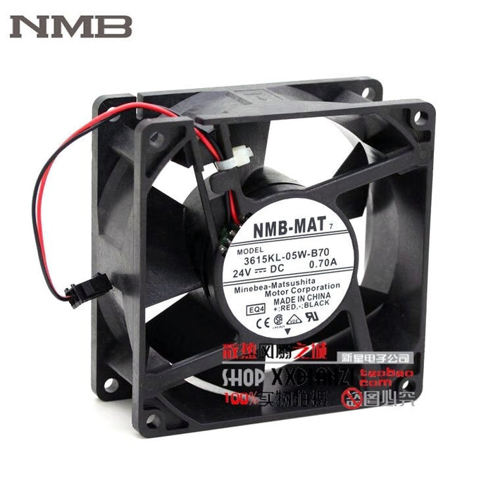 NMB 3615KL-05W-B70 36x36x15mm 24V DC 0.7A Axial Cooling Fan