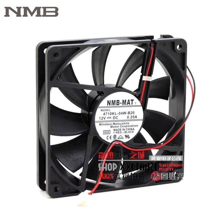 NMB 4710KL-04W-B20 120x120x25mm 0.25A Axial Cooling Fan