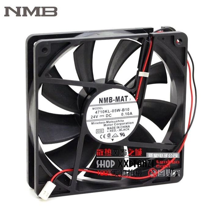 NMB 4710KL-05W-B10 120x120x25mm 24V DC 0.10A Axial Cooling Fan