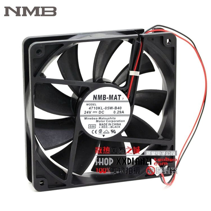NMB 4710KL-05W-B40 120x120x25mm 24V DC 0.29A Axial Cooling Fan