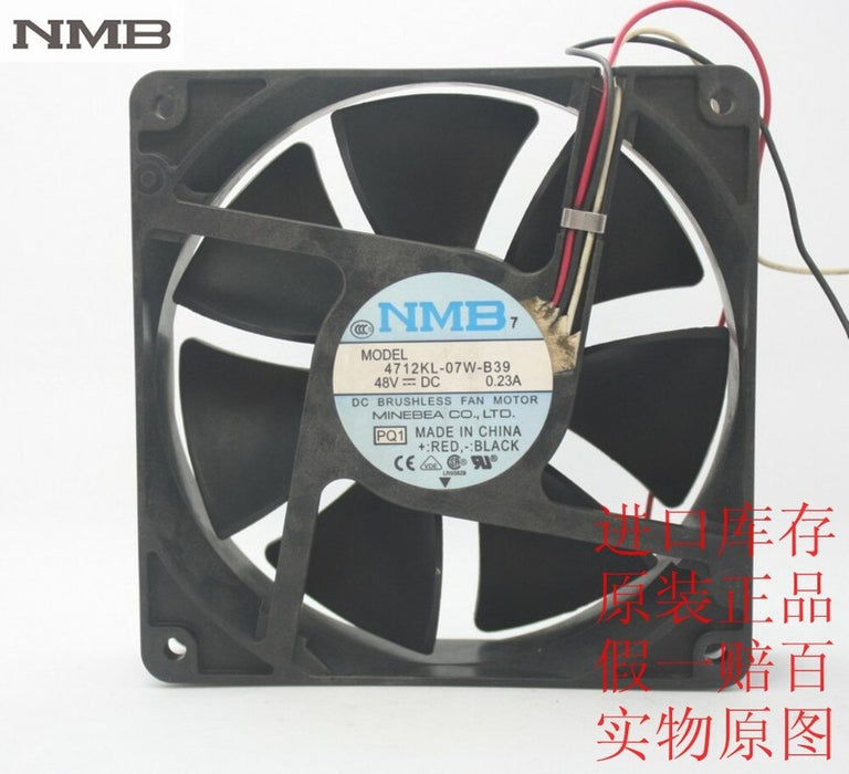 NMB 4712KL-07W-B39 120x120x32mm 48V DC 0.23A Axial Cooling Fan
