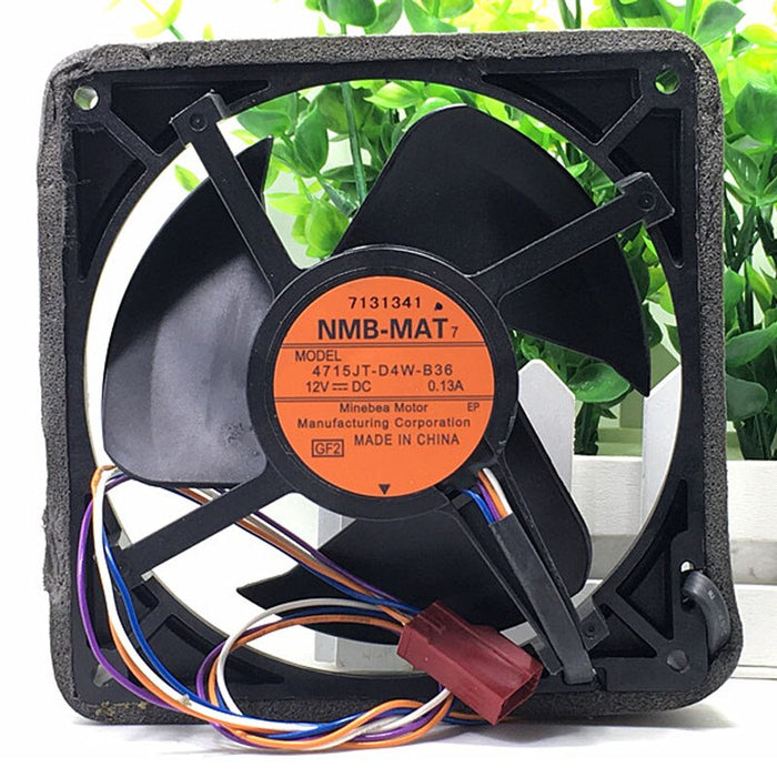NMB 4715JT-D4W-B36 47x47x15mm 12V DC 0.13A Axial Cooling Fan