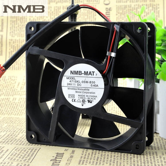 NMB 4715KL-05W-B30 120x120x38mm 24V DC 0.4A Axial Cooling Fan
