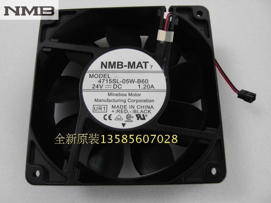 NMB 4715SL-05W-B60 120x120x38mm 24V DC Axial Cooling Fan