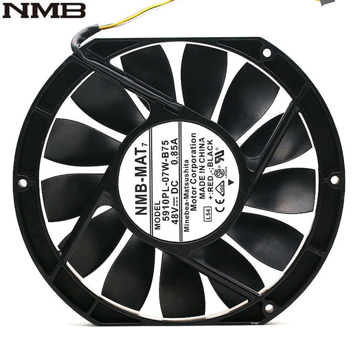 NMB 5910PL-07W-B75 59x59x10mm 48V DC 0.85A Axial Cooling Fan