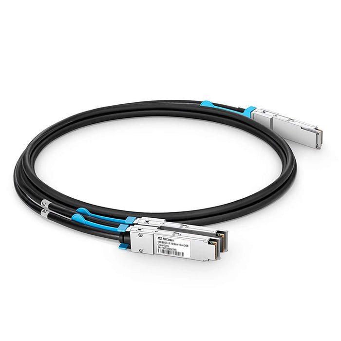 NSComm 100G QSFP28 to 2 x 50G QSFP28 Ethernet Active Direct Attach Copper Breakout Cable up to 9m(29ft)