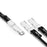 NSComm 200G PAM4 QSFP56 to 2x100G QSFP56 Direct Attach PVC Copper Cable, up to 3m