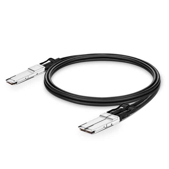 NSComm 200G PAM4 QSFP56 to 2x100G QSFP56 Direct Attach PVC Copper Cable, up to 3m