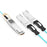 NSComm 200G QSFP56 to 2x100G QSFP56 Active Optical Cable, OM3 Multimode, up to 30m