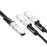 NSComm 400G PAM4 QSFP-DD to 2x200G QSFP56 Direct Attach PVC Copper Cable, up to 3m