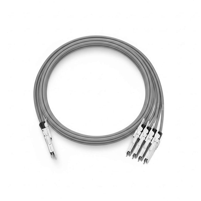 NSComm 400G QSFP-DD to 4 x 100G QSFP56 Active Direct Attach Copper Breakout Cable up to 5m(16ft)