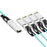 NSComm 40G QSFP+ to 4x10G SFP+ Active Optical Cable, OM3 Multimode, up to 30m