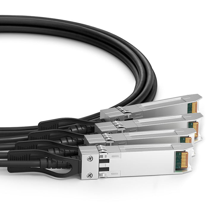 NSComm 40G QSFP+ to 4x10G SFP+ Direct Attach Copper Cable, PVC, up to 7m