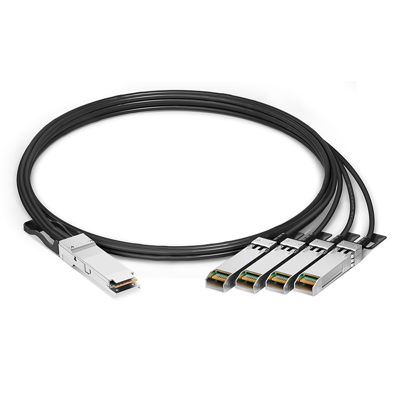 NSComm 40G QSFP+ to 4x10G SFP+ Direct Attach Copper Cable, PVC, up to 7m