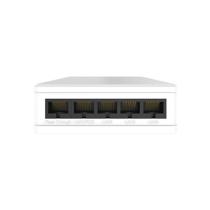 NSComm FAP655P WiFi 6 AX3000 Dual-Band In-Wall Access Point with PoE Out and 4xLAN