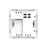 NSComm FAP830 WiFi 6 AX3000 Dual-Band In-Wall Access Point with PoE