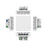 NSComm FAP834 WiFi 6 AX3000 Dual-Band In-Wall Access Point with PoE and 4¡ÁLAN
