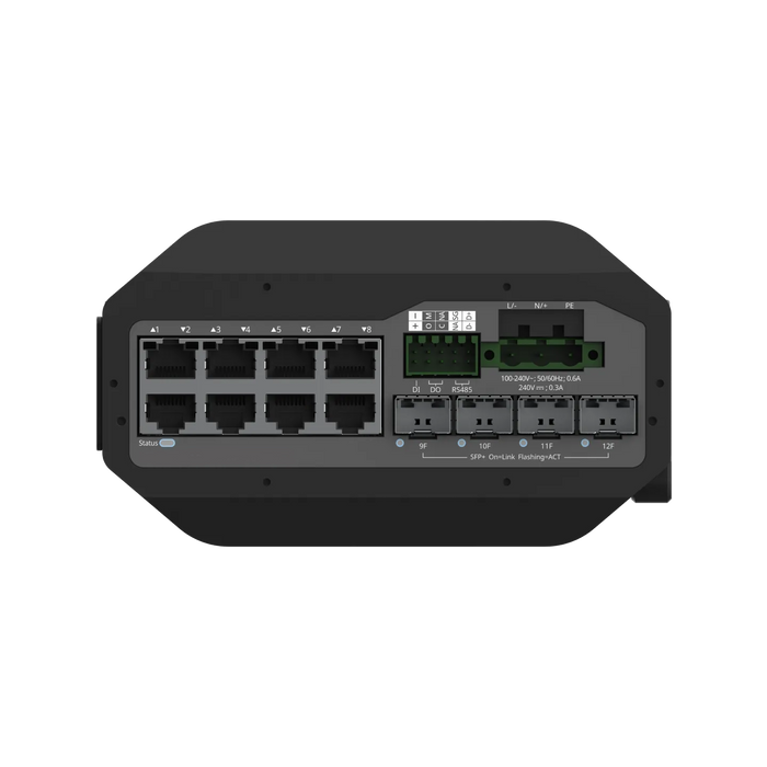 NSComm IS5200-8GT4XS 8x1G & 4x10G SFP+ Industrial Switch