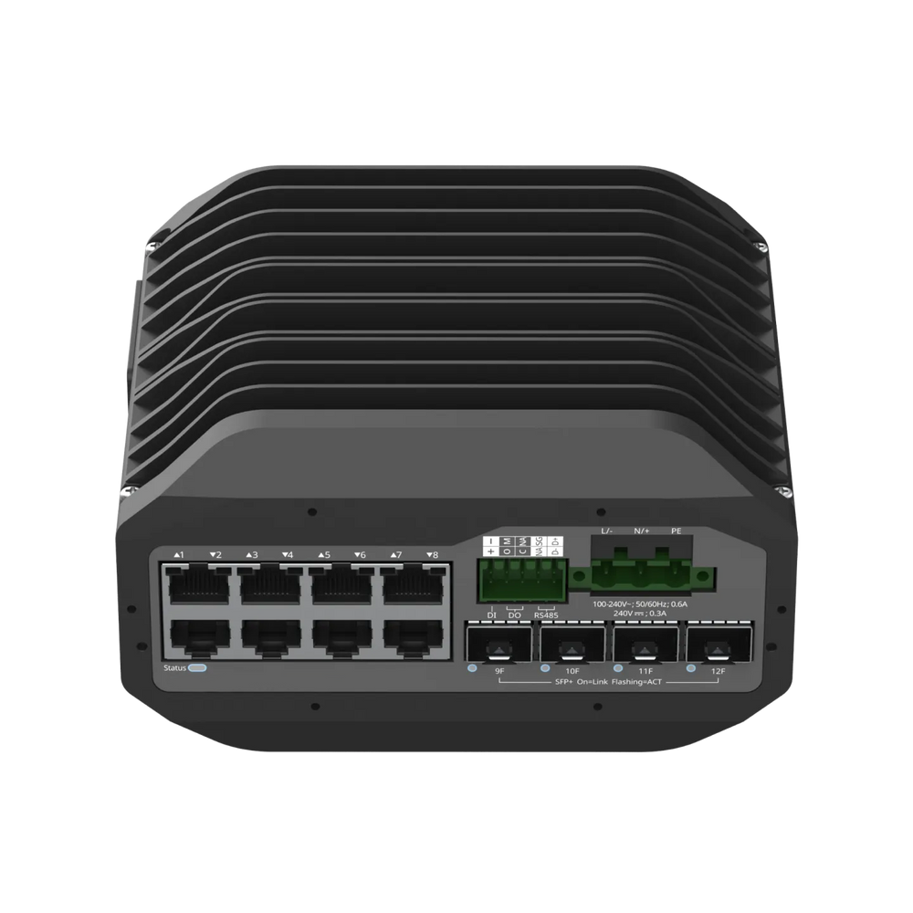 NSComm IS5200-8GT4XS 8x1G & 4x10G SFP+ Industrial Switch