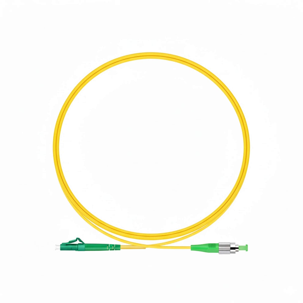 NSComm LC APC to FC APC Simplex Single Mode Fiber Patch Cable, 2.0mm OFNR