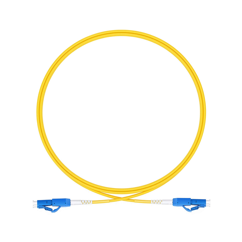 NSComm LC UPC to LC UPC Duplex Standard Clip Uniboot Single Mode Fiber Patch Cable, 2.0mm OFNR