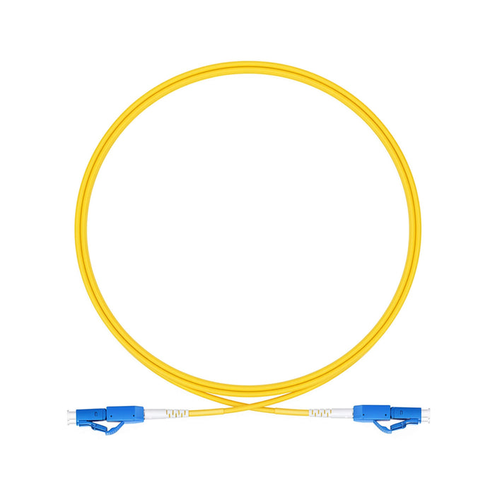 NSComm LC UPC to LC UPC Duplex Standard Clip Uniboot Single Mode Fiber Patch Cable, 2.0mm OFNR